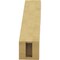 Ekena Millwork 3-inch W x 10-inch D x 10-inch H Valencia Rough Cedar Woodgrain TimberThane Knee Brace, Primed BRCUR03X10X10VALRCPR - alternate 5
